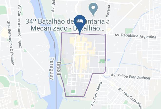 Foz Do Iguacu - Hotel Foz Do Iguacu Maps