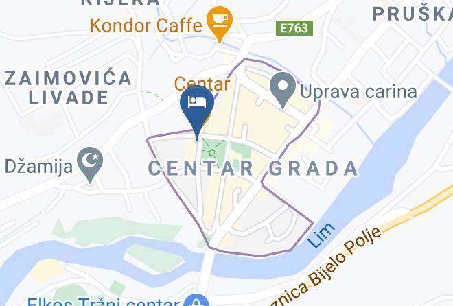 Bijelo Polje - Hotel Franca Maps