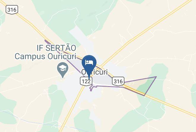 Ouricuri - Hotel Franca Maps