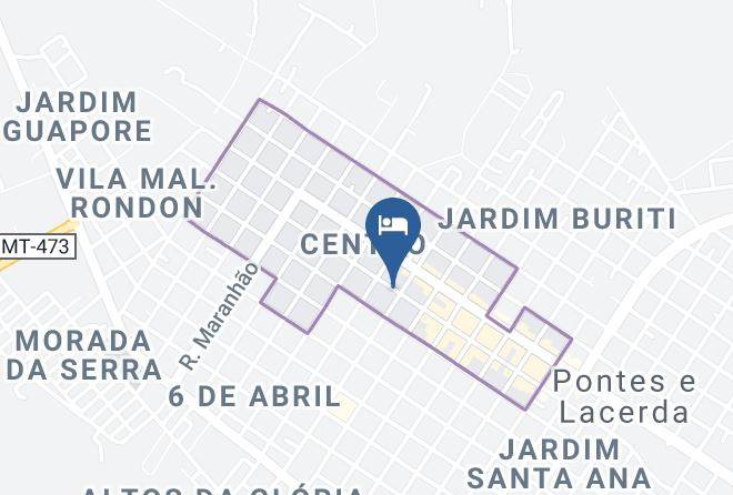 Pontes E Lacerda - Hotel Franca Maps