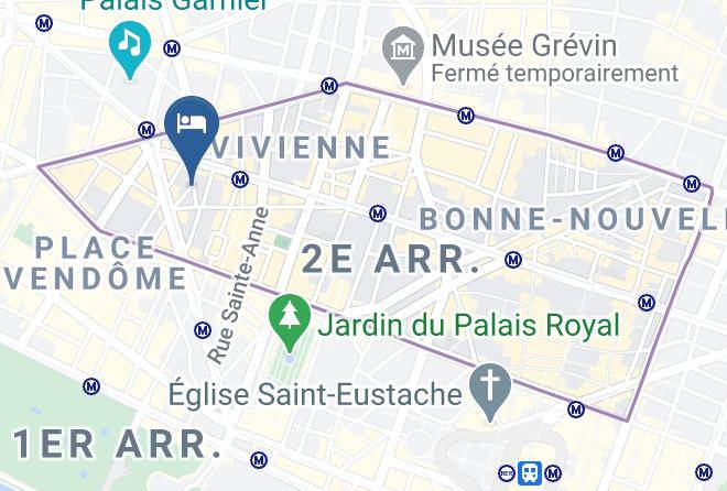Paris - Hotel France D'antin Opera Maps