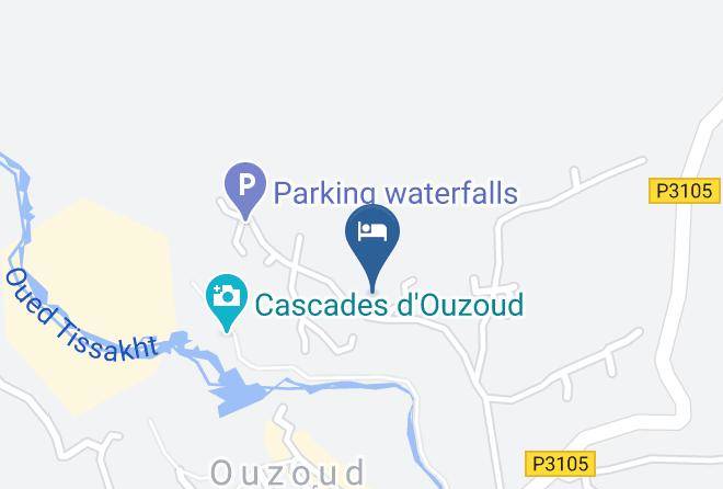 Tadla Azilal - Hotel France Ouzoud Maps