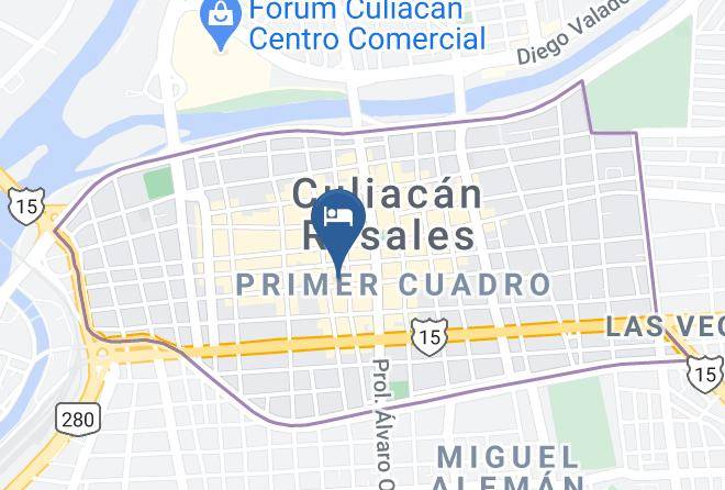 Culiacan - Hotel Frances Culiacan Maps