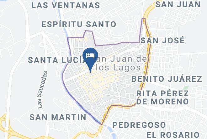 San Juan De Los Lagos - Hotel Frances Maps
