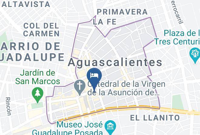 Aguascalientes Aguascalientes City Center - Hotel Francia Aguascalientes Maps