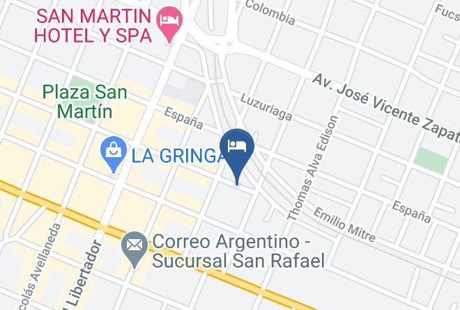San Rafael - Hotel Francia Maps