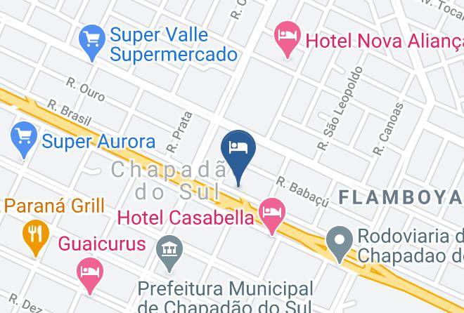 Chapadao Do Sul - Hotel Francie Maps