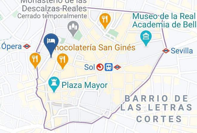 Madrid - Hotel Francisco I Maps