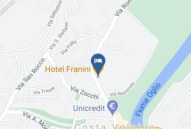 Bergamo - Hotel Franini Maps