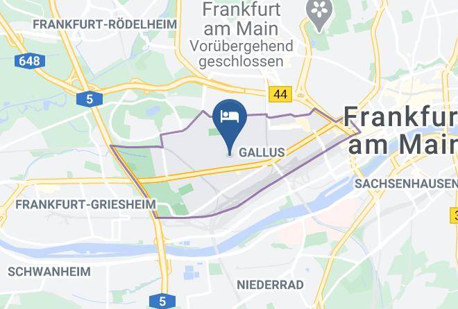 Frankfurt Am Main - Hotel Franken Maps