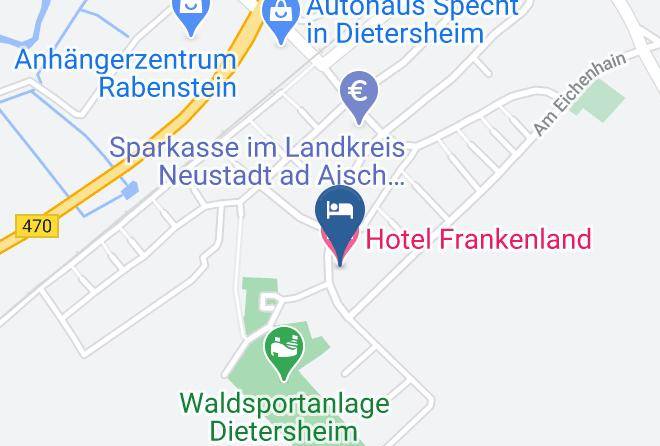 Hotel Frankenland Map