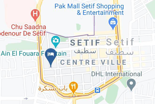 Setif - Hotel Frantz Fanon Maps