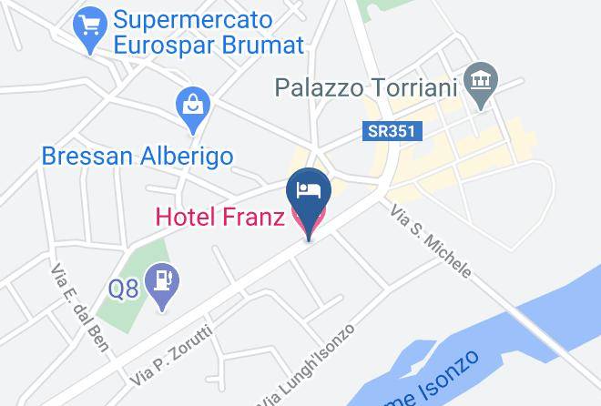 Gorizia - Hotel Franz Maps