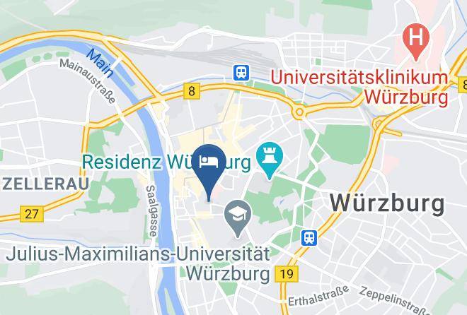 Wurzburg - Hotel Franziskaner Maps