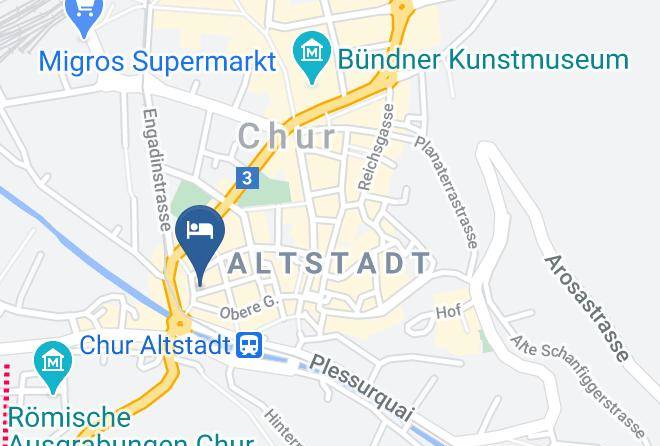 Plessur - Hotel Franziskaner Maps