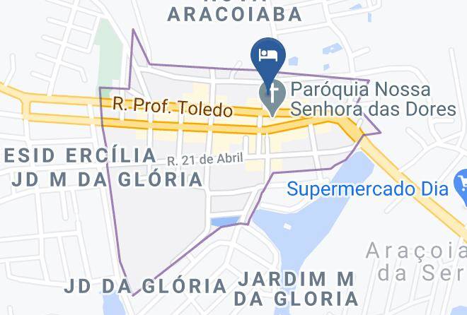 Aracoiaba Da Serra - Hotel Fraquito Maps