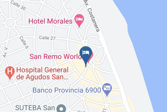 Mar Del Tuyu - Hotel Frasis Maps