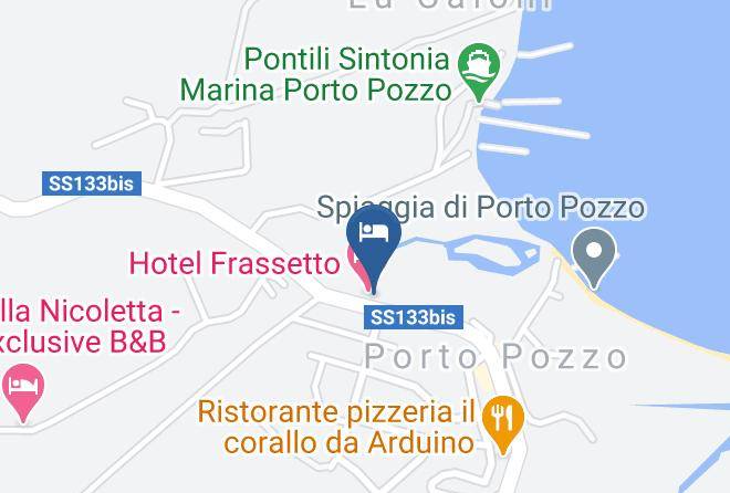 Sassari - Hotel Frassetto Maps