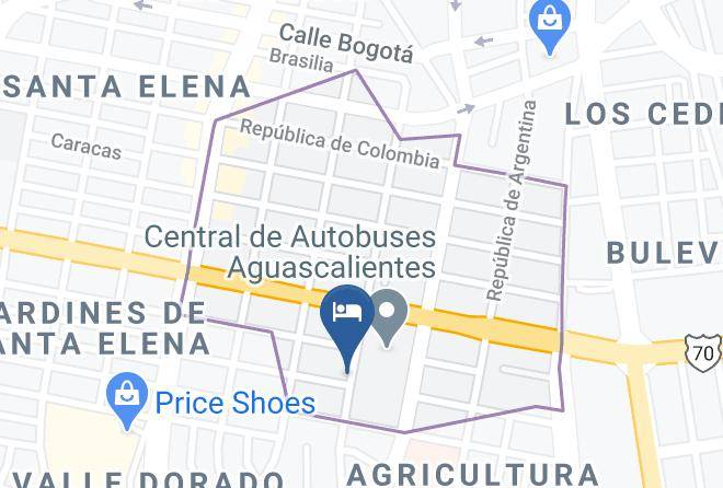 Aguascalientes Las Americas - Hotel Fratelli Maps