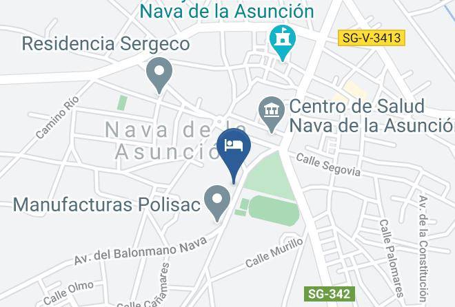 Hotel Restaurante Fray Sebastian Map