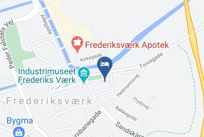 Hotel Frederiksvaerk Map
