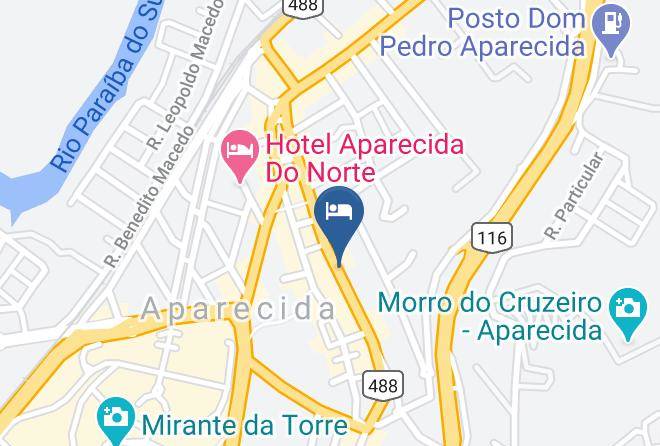 Aparecida - Hotel Frei Galvao Maps