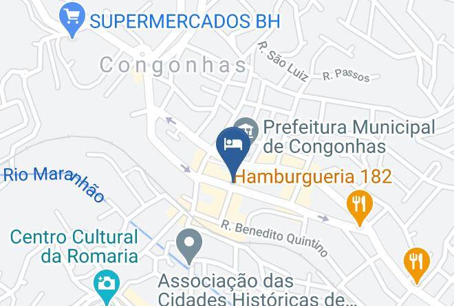 Congonhas - Hotel Freitas Maps