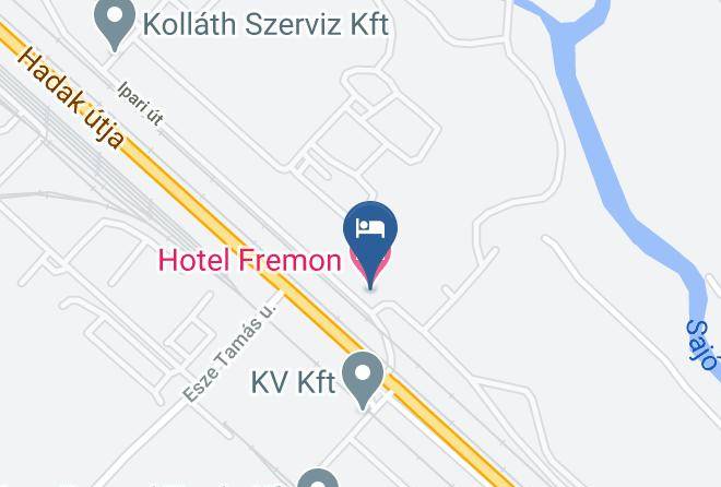 Hotel Fremon Map