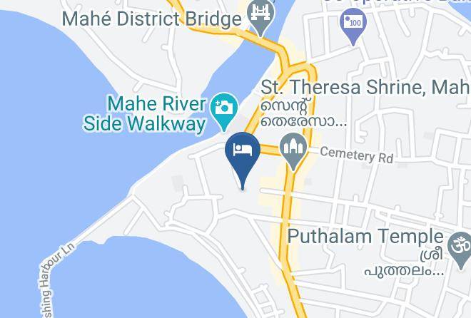 Mahe - Hotel French Avenue Maps