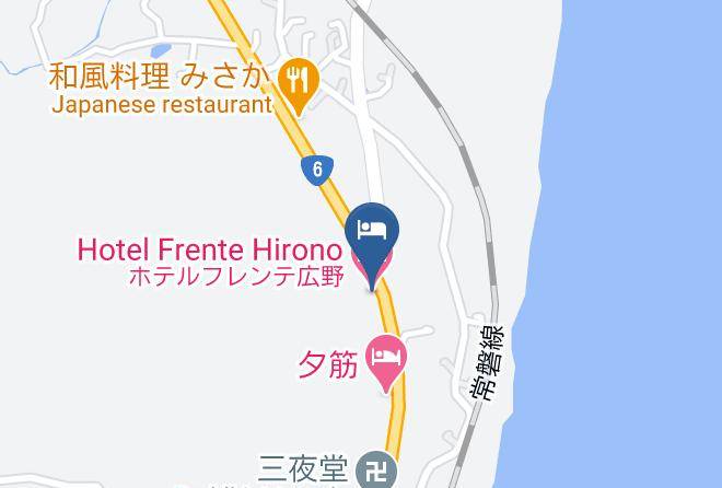 Hotel Frente Hirono Map
