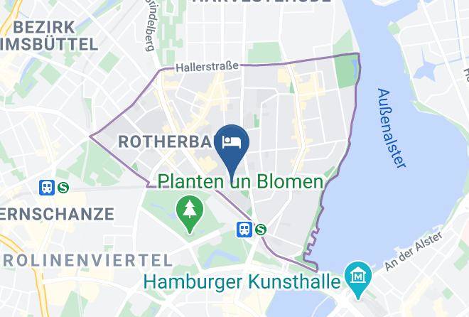 Stadt Hamburg - Hotel Fresena Hamburg Maps