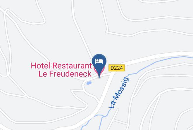 Bas Rhin - Hotel Restaurant Le Freudeneck Maps