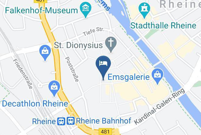 Steinfurt - Hotel Freye Maps