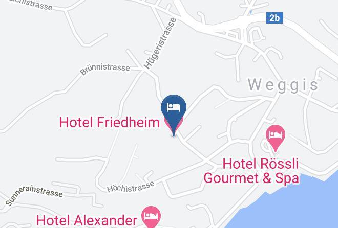 Weggis - Hotel Friedheim Maps