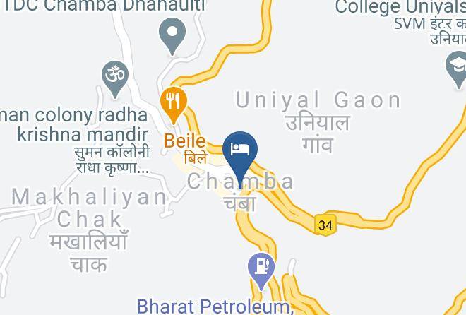 Tehri Sub District - Hotel Friends Club Resort & Restaurant Maps