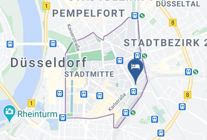 Dusseldorf - Hotel Friends Dusseldorf Downtown Maps