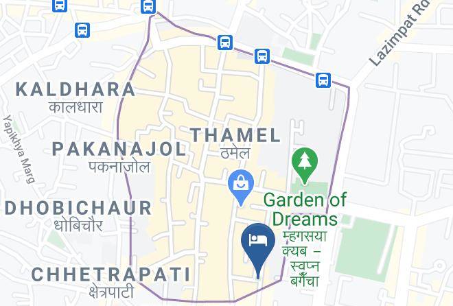 Kathmandu - Hotel Friends Home Maps