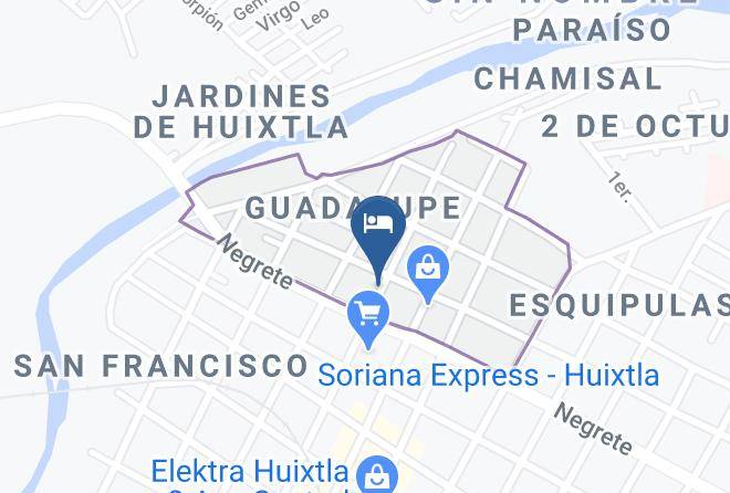 Huixtla - Hotel Frisiani Maps