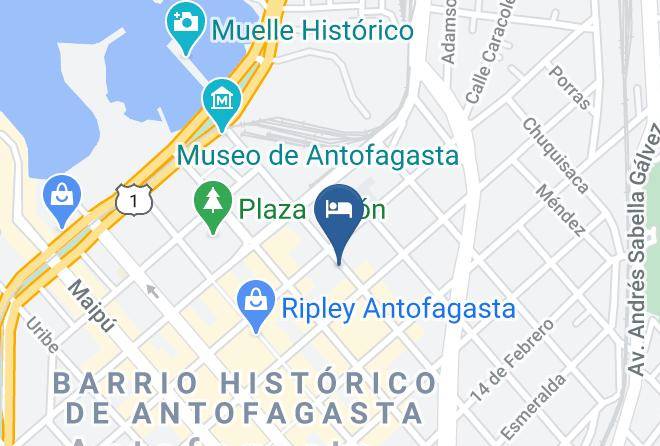 Antofagasta Province - Hotel Frontera Maps