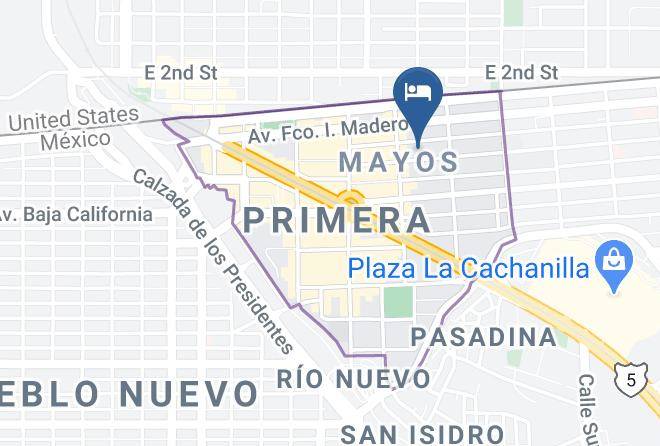 Mexicali - Hotel Frontera Baja Maps