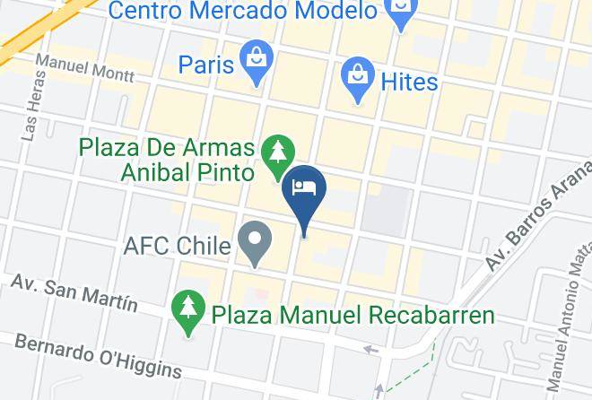 Cautin Province - Hotel Frontera Clasico Maps