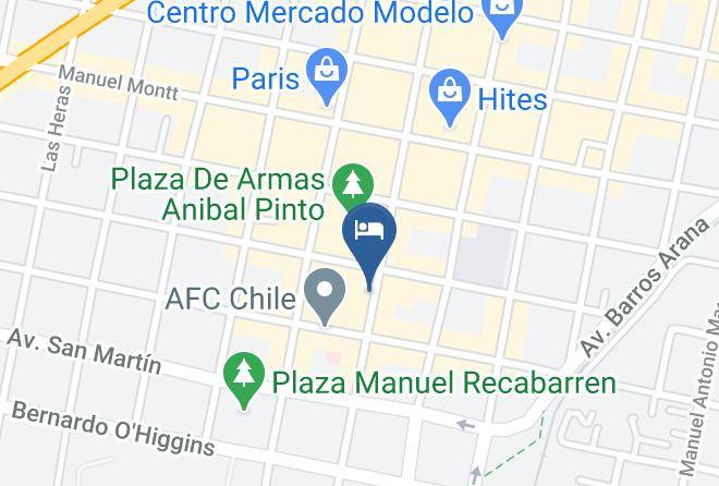 Cautin Province - Hotel Frontera Plaza Maps