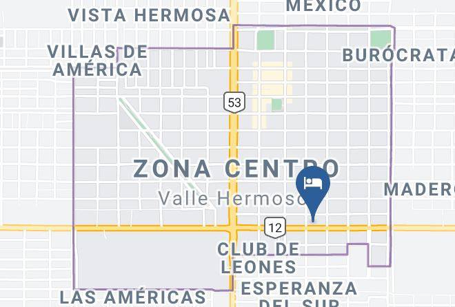 Valle Hermoso Municipality - Hotel Fronterizo Maps