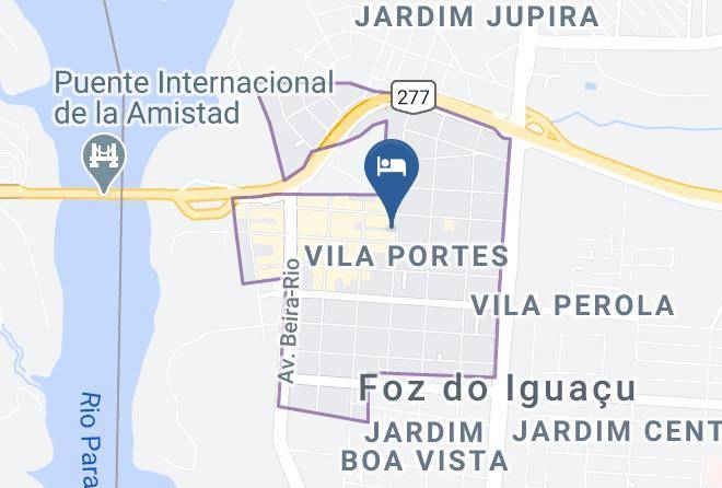 Foz Do Iguacu - Hotel Frontier Maps