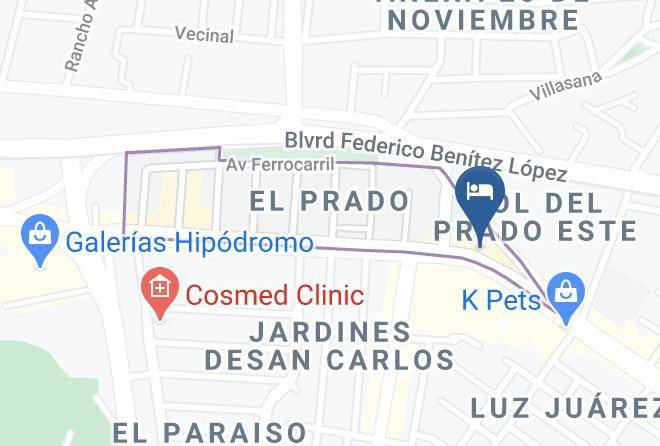 Tijuana - Hotel Frontiere Maps
