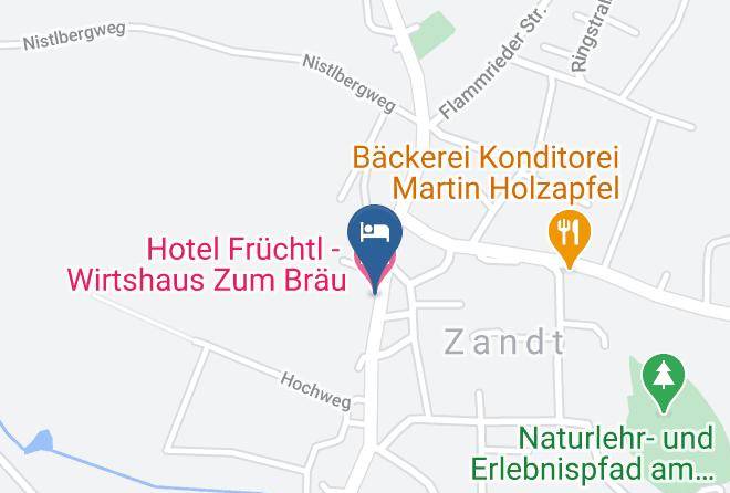 Hotel Fruchtl Wirtshaus Zum Brau Karte - Bavaria - Cham