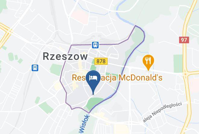 Rzeszow - Hotel Fryderyk Maps