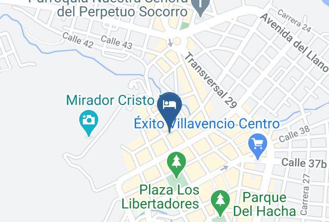 Villavicencio - Hotel Fuente Del Llano Maps