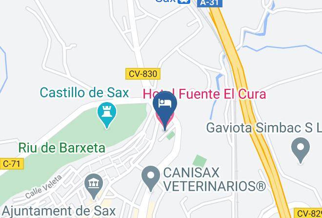Alicante - Hotel Fuente El Cura Maps