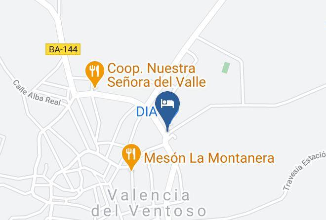 Badajoz - Hotel Fuentenueva Maps